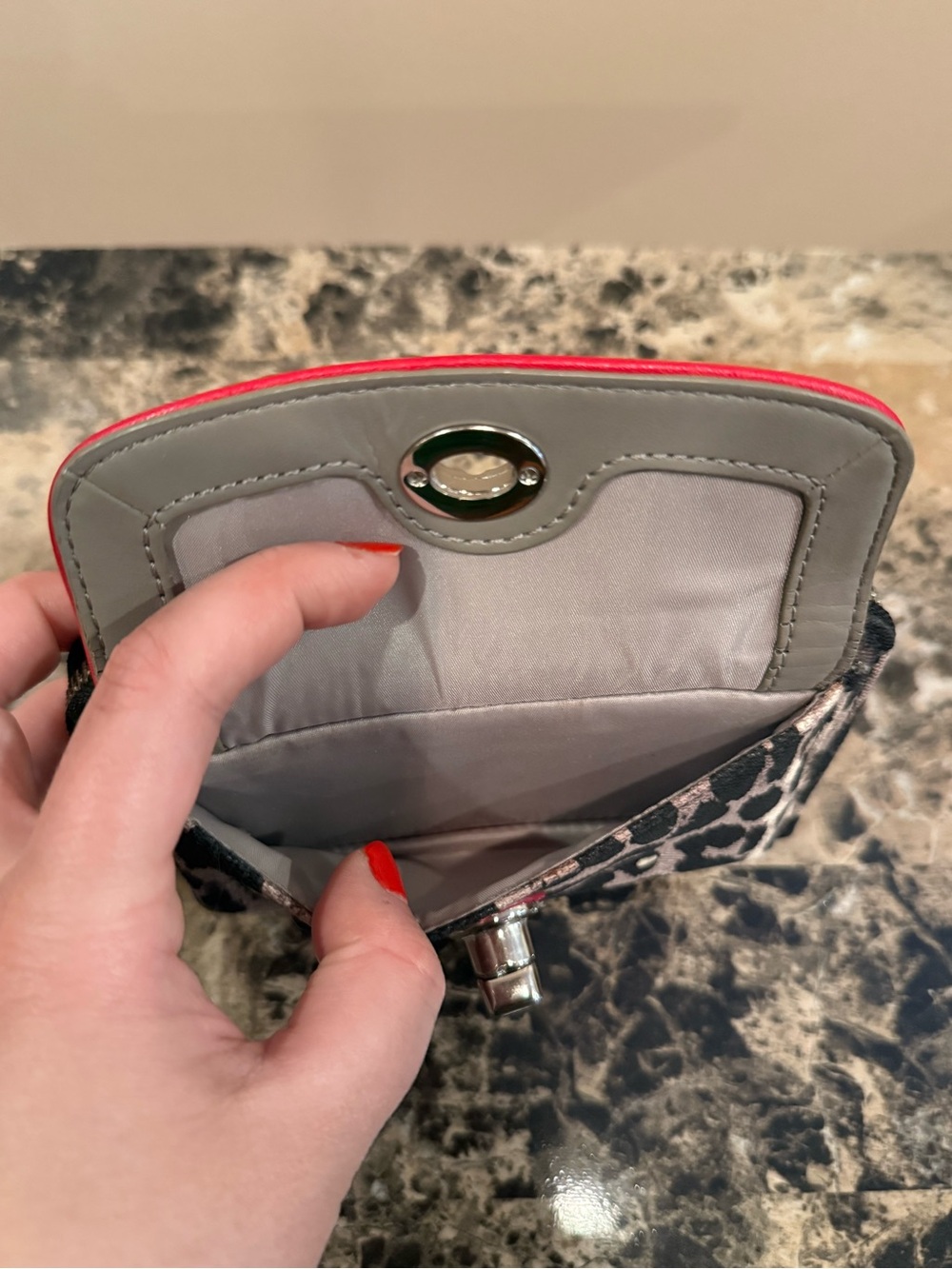 ❌SOLD❌ Coach Ocelot Print Tote & Matching Wallet/Wristlet Set - Picture 12 of 16